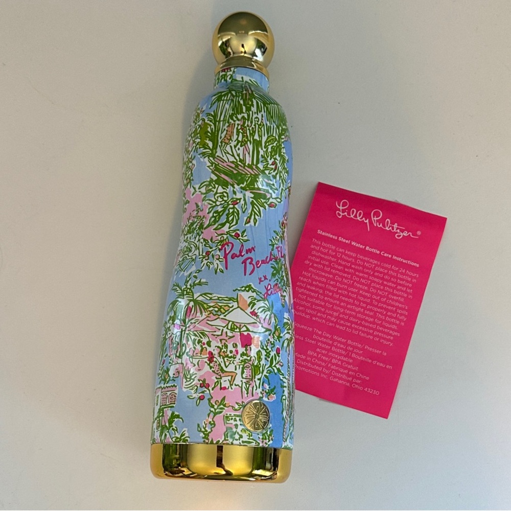 NEW w/o tags | Lilly Pulitzer Squeeze The Day Stainless Steel Water Bottle